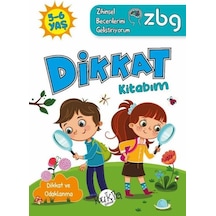 5 - 6 Yaş Dikkat Kitabım - Dikkat ve Odaklanma - ZBG Zihinsel Becerilerimi Geliştiriyorum - Buçe Dayı - Kukla