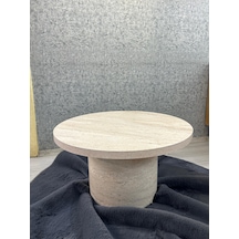 Traverten Görünümlü Mdf Orta Sehpa Traverten Görünümlü Mdf Orta Sehpa