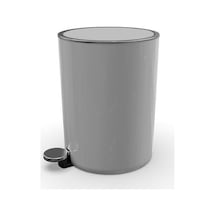 Primanova Lenox Gri Pedallı Çöp Kovası 5 Litre M-E66-07