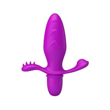 Red Fox Klitoral Uyarıcılı Titreşimli Anal Plug