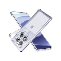 Bezos Redmi Note 14 Pro 4g Uyumlu Kılıf Kart Şeffaf Silikon - Şeffaf Dmc