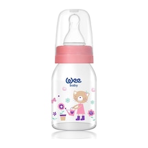 Wee Baby Klasik Cam Biberon 125 ml Pembe 0-6 Ay
