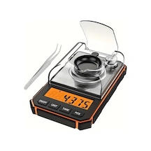 Fastbuy Challenger Turuncu Sınır Hassas 0001 Gram Cüzdan Terazisi Gram Ounce Kilogram Litre Ölçer Turuncu Kenar Turuncu