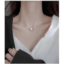 Silver Zincir İnci Kolye