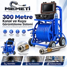 300m Derin Kuyu Görüntüleme Kamerası 316 Paslanmaz Çelik Başlık, 9'' Ekran Ve Kayıt Sistemi
