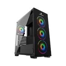 Gamebooster 600W 80+ Gb-Pe05B 4X Rgb Fanlı Gaming Mid-Tower Kasa