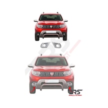 Dacia Duster Uyumlu 2018-2024 Abs Sis Çerçevesi 2 Parça Mat Gri
