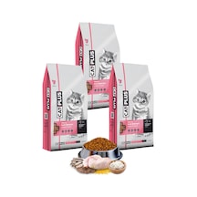 CatPlus Tavuklu Hamsili Yavru Kedi Maması 3 x 1500 G