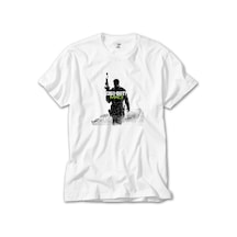 Call Of Duty Silhouette M3 Beyaz Tişört Beyaz