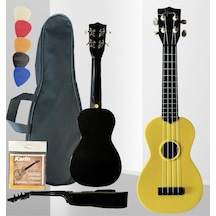 4 Telli Ukulele Sarı Çanta,pena,tel