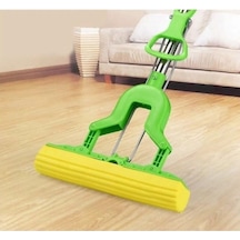 Royaleks Kendinden Sıkmalı Mikrofiber Mop Kovasız Sıkma Aparatlı Sünger Paspas Kelebek Yer Silme Aparatı