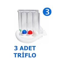 Triflo Solunum Egzersiz Cihazı Nefes Egzersiz Aleti 3 Top x 3