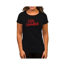 Coal Chamber Logo Classic Siyah Kadın Tişört Siyah