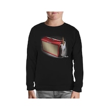 Lord Tshirt Gitar - Fender 1 Siyah Çocuk Sweatshirt Siyah