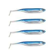 Ryuji Real Fish 10cm 4.5gr Silikon Yem 4 Adet Blue