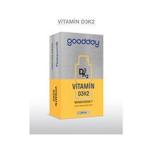 Goodday Vitamin D3 K2 1000 Iu D3 + K2 20 Μg 20 Ml Sprey Yeni Ambalaj Takviye Edici Gıda