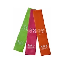 Ebru 3'lü Loop Pilates Bandı Çok Renkli