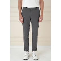 Efor Comfort Fit Beli Lastikli Yan Cep Füme Jogger Pantolon P 1150 Füme