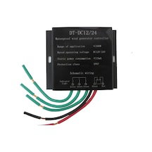 Yuntech01 500w Rüzgar Jeneratörü Kontrol Cihazı - 12v/24v Otomatik Değişim, Akü Şarjı, Led Göstergesi, Ters Polarity Koruması