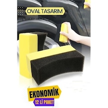 2 Adet U Tip Lastik Plastik Parlatma Süngeri 428783