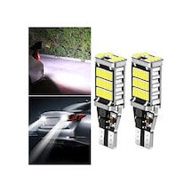Citroen C4 Plaka Parklar Için T15 W16w Beyaz 45 Led Ampul 2 Adet