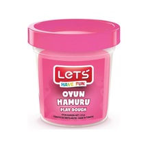 Lets Oyun Hamuru Tek Renk Pembe 110 Gr L8440-7 Çok Renkli