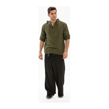 Eliş Şile Bezi Unisex Şile Bezi Balıkçı Pantolon Füme Fm