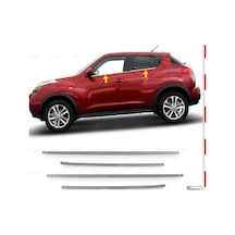 Nıssan Juke Cam Çıtası Paslanmaz Çelik Krom 4 Prç