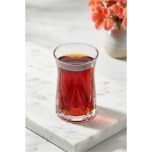 Lav Zoey Cam Çay Bardağı 6 Kişilik 165 Ml Şeffaf