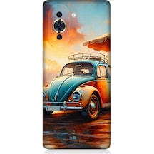Huaweı Nova 10 Se Uyumlu Retro Vosvosun Renkleri Desenli Silikon Kılıf Çok Renkli