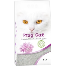 Pisy Cat Yeşil Elma Kokulu Tozsuz Topaklaşan İnce Bentonit Kedi Kumu 5 L