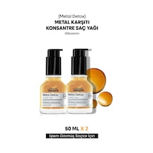 L'oreal Professionnel Serie Expert Metal  Oil Konsantre 50 Ml Saç Bakım Yağ X 2 Adet