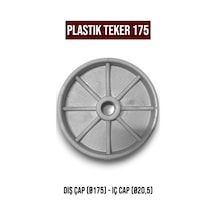 Plastik Teker 175 ( 2 Adet )