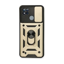 Realme C11 2021 Kılıf Pars Lens Yüzüklü Silikon -