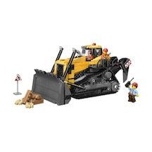 Sarı Buldozer İnşaat Temalı Yaratıcı Oyuncak 8 Yaş Ve Üzeri İçin