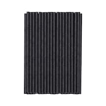 Fon Kağıt Pipet 8x230mm 100 Adet Siyah - Çevre Dostu Kullan At Pipet 8'li Avantaj Paketi - 8 Ad Tarı 100 G