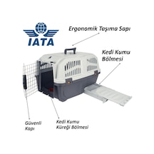 Skudo 3 Kedi Seyahat Çantası (Tuvaletli)