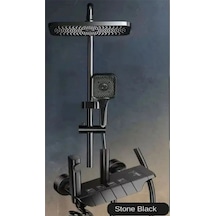 Piyano Lüks Duş Seti Sürgülü Krom