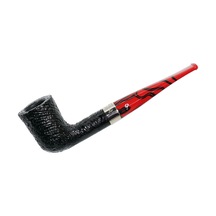 Peterson Dracula Sandblasted 120 9mm. Filtreli Akrilik Saplı Pipo 206002