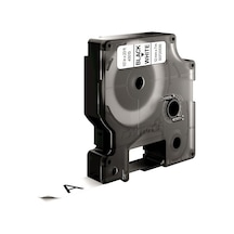 Dymo D1 Serisi Beyaz Etikete Siyah 45013 12mmx7m Şerit