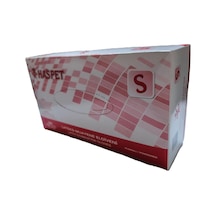 Haspet Pudralı Lateks Eldiven Small 100 Lü Beyaz