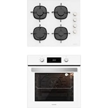 Silverline CS5335W01 + BO6504W01 Beyaz 2'li Ankastre Set
