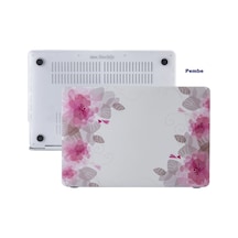 Apple Uyumlu MacBook Air Kılıf 13 İnç Flower06nl Eski Usb'li Model 2010-2017 A1369 A1466 İle Pembe