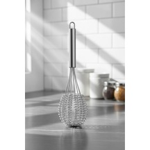 Mien Metal Çırpıcı Seti Pasta Kek Çırpma Teli Tırtıklı Model Metal Diğer