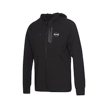 Hummel Nova Zıp Hoodıe Erkek Fermuarlı Ceket Siyah Siyah