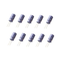 100uf 16v Elektrolitik Kondansatör 6x11mm - 10 Adet