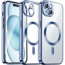 Mey İthalat Apple İphone Uyumlu 15 Kılıf Kross Magneticsafe Kapak - Sierra Blue