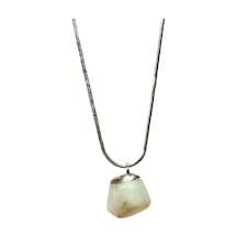 Aytaşı Doğal Taşı Zincirli El Yapımı Kolye Uç: 2 Cm Zincir: 20 Cm Kutulu Çok renkli