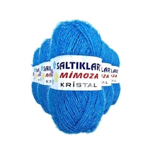 5 Adet Mimoza Kristal Işıltılı Şal Patik Yelek İpi 03 Çok Renkli