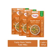 Yayla Salata Hazır Tatlı Miks 120 Gr X 3 Adet